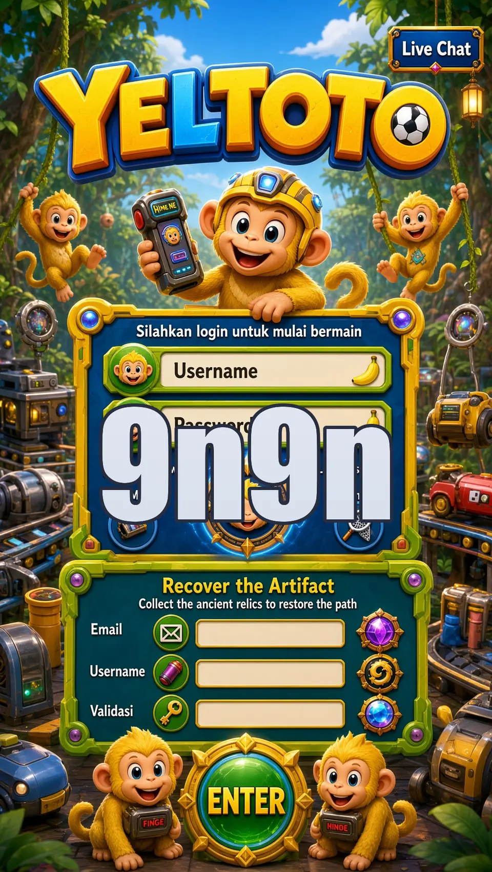 9n9n Masuk